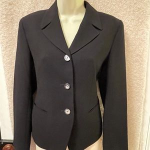 Black 3-Button Blazer